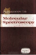 ADVANCES IN MOLECULAR SPECTROSCOPY VOLUME 3（1962 PDF版）