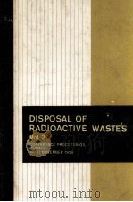 DISPOSAL OF RADIOACTIVE WASTES II（1960 PDF版）