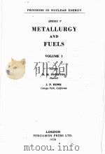 SERIES V METALLURGY AND FUELS VOLUME 1（1956 PDF版）