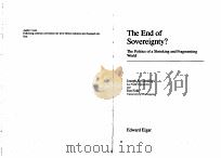 THE END OF SOVEREIGNTY？ THE POLITICS OF A SHRINKING AND FRAGMENTING WORLD（1992 PDF版）