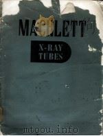 MACHLETT X-RAY TUBES AND VALVE TUBES FOR X-RAY GENERATORS（ PDF版）