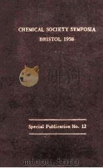 CHEMICAL SOCIETY SYMPOSIA（1958 PDF版）