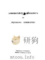A COURSE OF EXPERIMENTS IN PHYSICAL CHEMISTRY 1940 PDF电子版封面