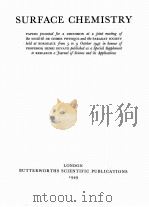 SURFACE CHEMISTRY（1949 PDF版）