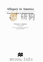 ALLEGORY IN AMERICA FROM PURITANISM TO POSTMODERNISM（1996 PDF版）