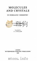MOLECULES AND CRYSTALS IN INORGANIC CHEMISTRY（1949 PDF版）