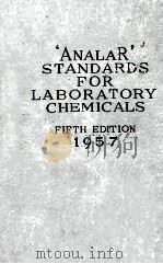 ‘ANALAR‘ STANDARDS FOR LABORATORY CHEMICALS FIFTH REVISED EDITION（1957 PDF版）