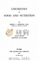 CHEMISTRY OF FOOD AND NUTRITION SECOND EDITION（1921 PDF版）