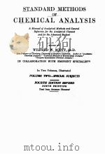 STANDARD METHODS OF CHEMICAL ANALYSIS VOLUME TWO-SPECIAL SUBJECTS（ PDF版）