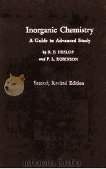 INORGANIC CHEMISTRY A GUIDE TO ADVANCED STUDY SECOND REVISED EDITION（1963 PDF版）