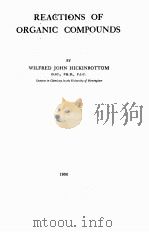 REACTIONS OF ORGANIC COMPOUNDS（1936 PDF版）