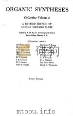 ORGANIC SYNTHESES COLLECTIVE VOLUME II FOURTH PRINTING（ PDF版）