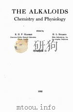 THE ALKALOIDS CHEMISTRY AND PHYSIOLOGY VOLUME II（1952 PDF版）