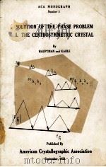 ACA MONOGRAPH NUMBER 3（1953 PDF版）