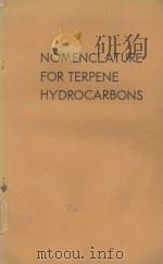 NOMENCLATURE FOR TERPENE HYDROCARBONS（1955 PDF版）