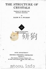 THE STRUCTRUE OF CRYSTALS（1935 PDF版）