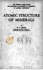 ATOMIC STRUCTURE OF MINERALS PDF电子版封面 W.L. BRAGG