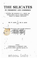 THE SILICATES IN CHEMISTRY AND COMMERCE（1913 PDF版）