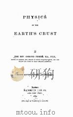 PHYSICS OF THE EARTH‘S CRUST SECOND EDITION（1889 PDF版）