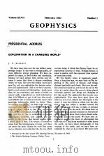GEOPHYSICS VOL. XXVII NO. 1-6（1962 PDF版）