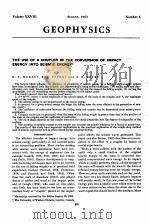 GEOPHYSICS VOL. XXVIII NO.4-6（1963 PDF版）