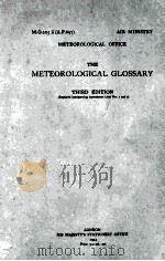 THE METEOROLOGICAL GLOSSARY THIRD EDITION（1944 PDF版）