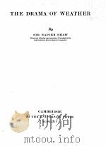 THE DRAMA OF WEATHER（1934 PDF版）