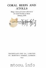 CORAL REEFS AND ATOLLS（1931 PDF版）