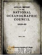 ANNUAL REPORT OF THE NATIONAL OCEANOGRAPHIC COUNCIL 1959-1960（1960 PDF版）