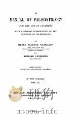 A MANUAL OF PALAEONTOLOGY FOR THE USE OF STUDENTS VOL. 2（ PDF版）