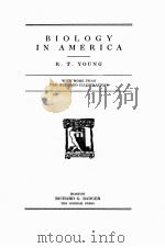 BIOLOGY IN AMERICA（1922 PDF版）