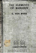 THE ELEMENTS OF BIOLOGY（1934 PDF版）