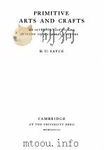 PRIMITIVE ARTS AND CRAFTS AN INTRODUCTION TO THE STUDY OF MATERIAL CULTURE（ PDF版）
