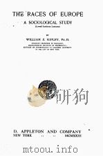 THE RACES OF EUROPE A SOCIOLOGICAL STUDY（ PDF版）