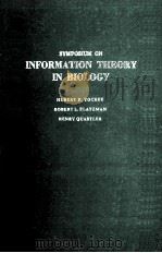 SYMPOSIUM ON INFORMATION THEORY IN BIOLOGY（1958 PDF版）