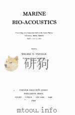 MARINE BIO-ACOUSTICS（1964 PDF版）