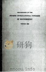 PROCEEDINGS OF THE FOURTH INTERNATIONAL CONGRESS OF BIOCHEMISTRY VOLUME VII（1959 PDF版）