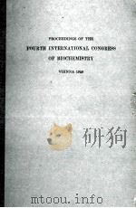 PROCEEDINGS OF THE FOURTH INTERNATIONAL CONGRESS OF BIOCHEMISTRY VOLUME II（ PDF版）