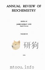 ANNUAL REVIEW OF BIOCHEMISTRY VOLUME III（1934 PDF版）