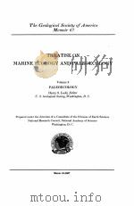 TREATISE ON MARINE ECOLOGY AND PALEOECOLOGY VOLUME II（1957 PDF版）