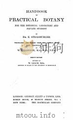 HANDBOOK OF PRACTICAL BOTANY FOR THE BOTANICAL LABORATORY AND PRIVATE STUDENT EIGHTH EDITION（1924 PDF版）