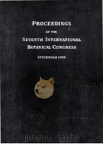 PROCEEDINGS OF THE SEVENTH INTERNATIONAL BOTANICAL CONGRESS（ PDF版）