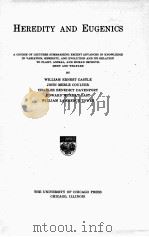 HEREDITY AND EUGENICS（1912 PDF版）