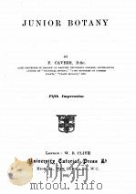 JUNIOR BOTANY（1921 PDF版）