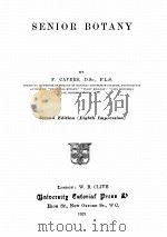 SENIOR BOTANY SECOND EDITION（1923 PDF版）