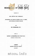 MEMORIALS OF JOHN RAY（ PDF版）