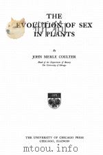 THE EVILUTION OF SEX IN PLANTS（1914 PDF版）