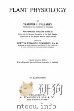 PLANT PHYSIOLOGY（1923 PDF版）