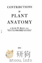 CONTRIBUTIONS TO PLANT ANATOMY（1954 PDF版）