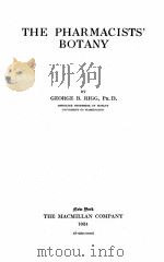 THE PHARMACISTS BOTANY（1924 PDF版）